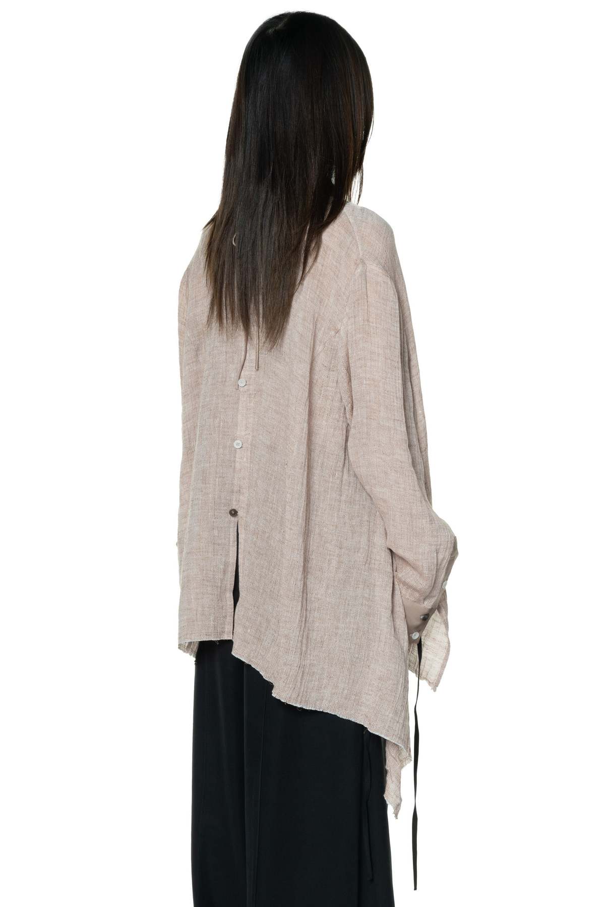 トップス Professor.E Oversized Button BackShirt Professor.E Oversized Button Back Shirt | Garmentory