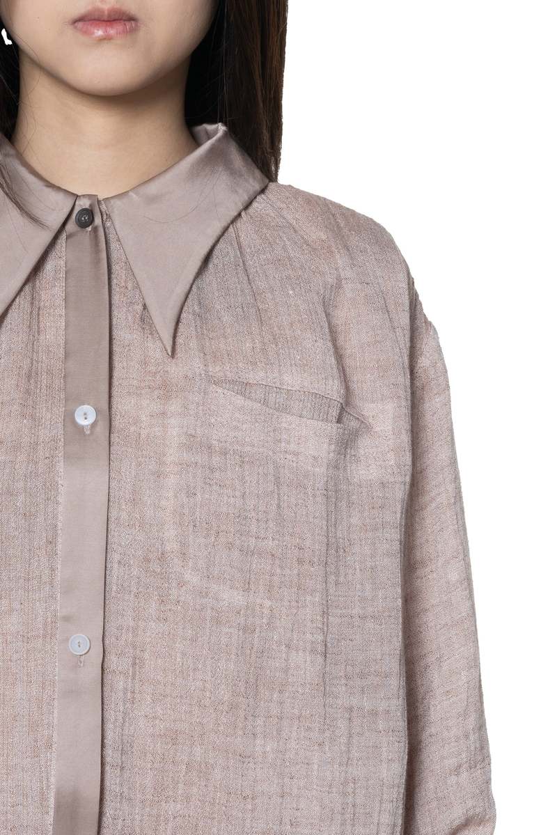 Professor.E Oversized Button Back Shirt | Garmentory
