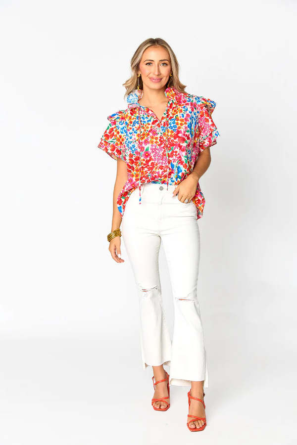 Berry Flounce Top main image 0