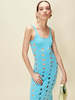 House of Sunny Canopy Knit Dress - Lido Blue - Thumbnail 1