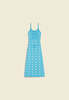 House of Sunny Canopy Knit Dress - Lido Blue - Thumbnail 6