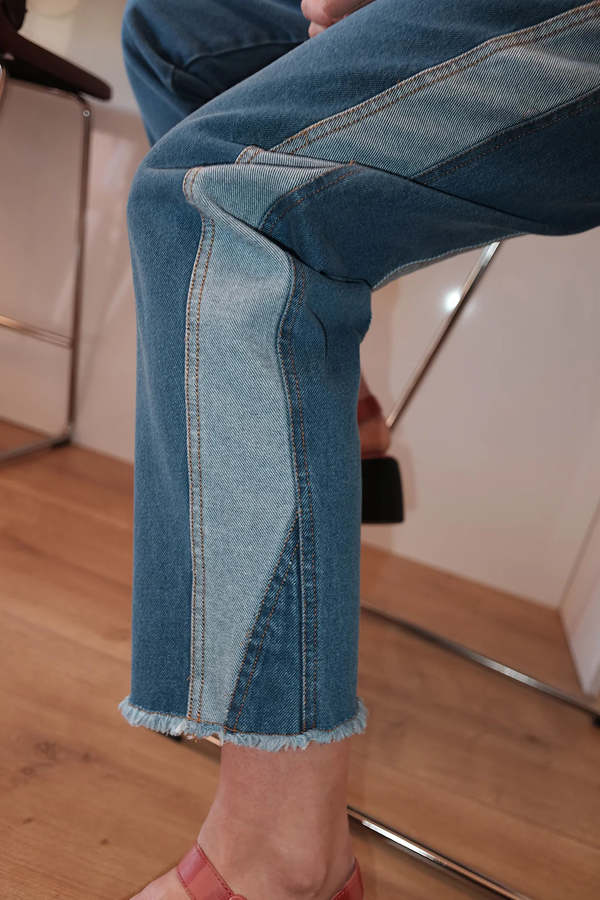 Mundaka Carrot Denim Pants - Blue