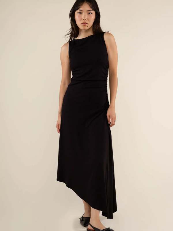 NLT Jennie Boatneck Dress - Contemporary Black | Garmentory NLT Jennie Boatneck Dress - Contemporary Black | Garmentory