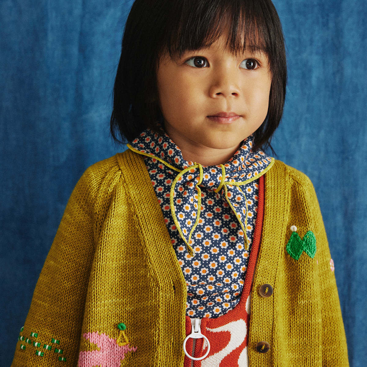 トップス Misha&Puff Blueberry Flower Dot Print Misha---Puff-Child-Scout-T-
