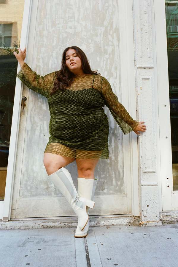 green long sleeve mesh dress Presley Mesh Long Sleeve Midaxi Dress Forest Green | Wedding Guest Dress | Long Sleeve main image 0