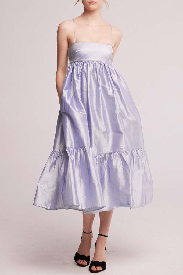 strapless open back dress Chic & Holland Dresses Sleeveless Bustier Crystal Gown - Pastel Lilac  HY130115 main image 0