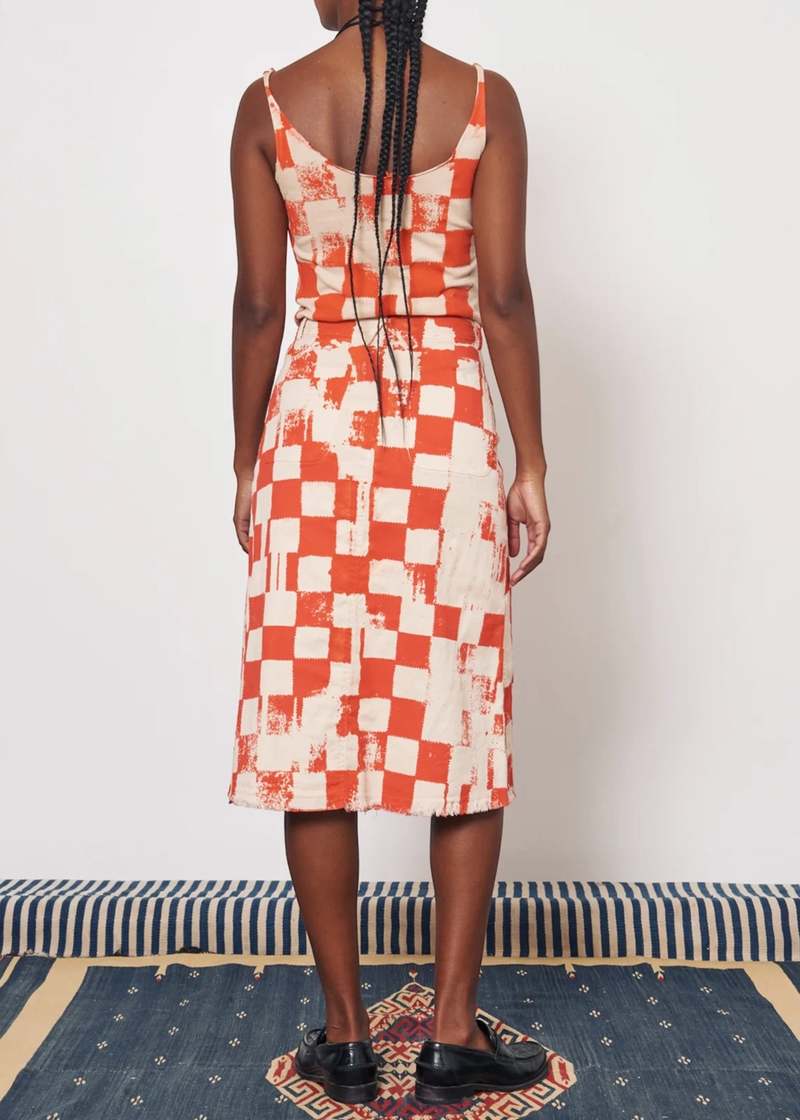 Raquel Allegra Dakar Tank - Tomato