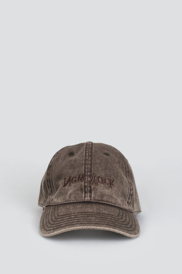 Assembly New York Embroidered Hat - Washed Brown