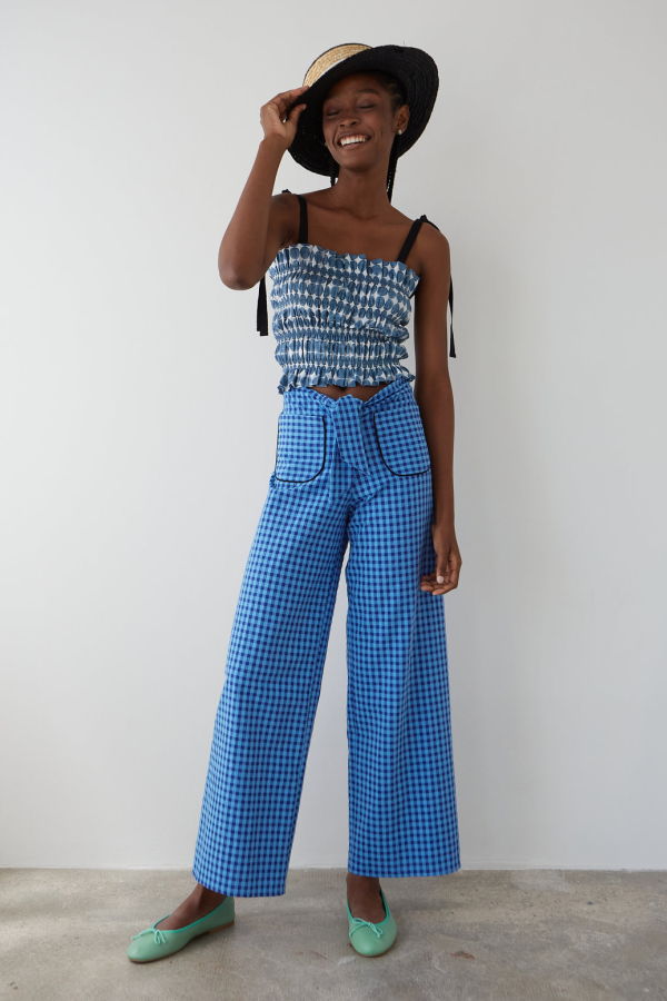 Dr. Bloom Vinchy Bow Pant - Blue