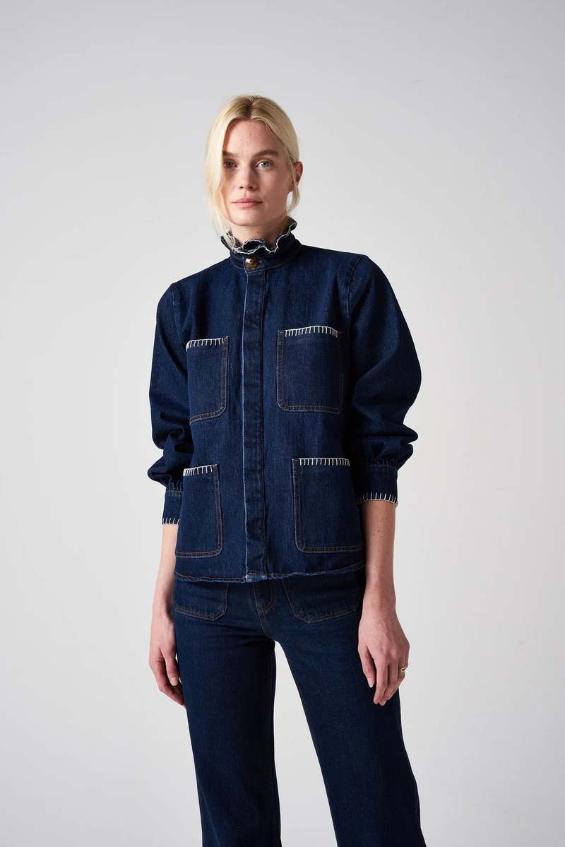 Seventy + Mochi Piper Jacket Cropped in Idaho Vintage