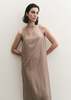 Mijeong Park Organza Dress - Dark Beige - Thumbnail 1