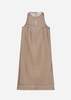 Mijeong Park Organza Dress - Dark Beige - Thumbnail 8