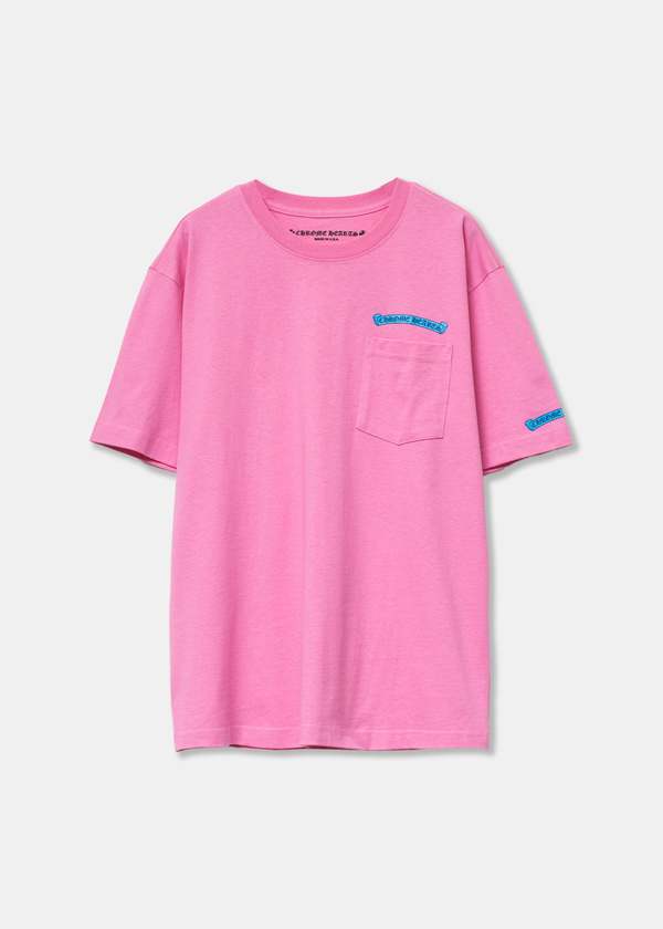 chrome hearts Scroll Tee - Pink/Blue | Garmentory
