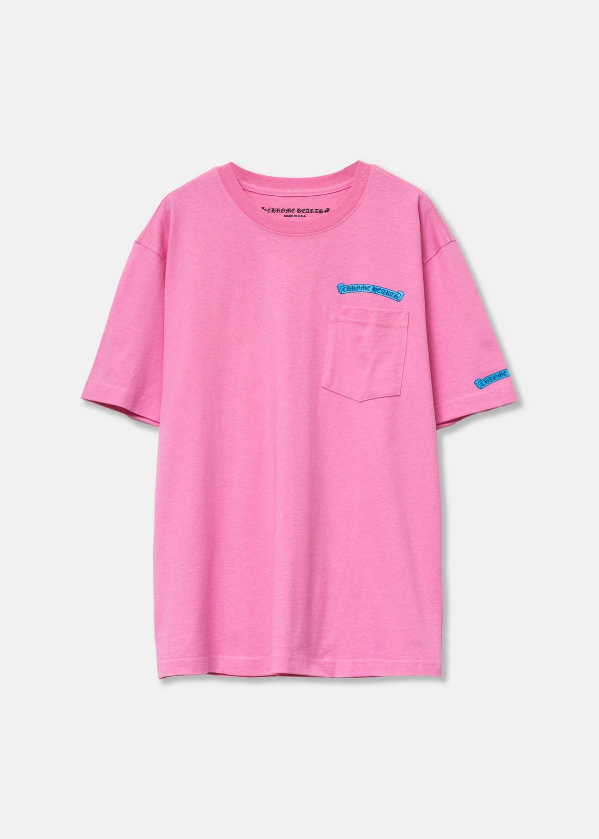 +CHROIME HEARTS+ SCROLL TEE BLUE スクロール Tシャツ ピンク chrome hearts Scroll Tee - Pink/Blue | Garmentory