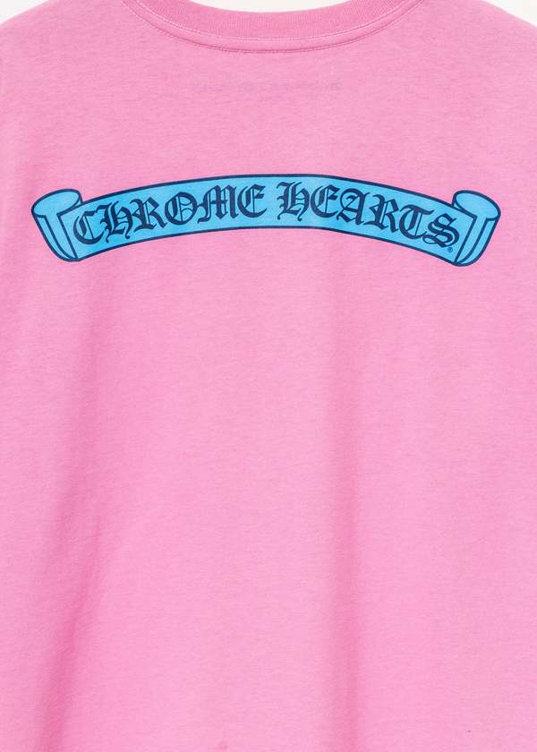 +CHROIME HEARTS+ SCROLL TEE BLUE スクロール Tシャツ ピンク chrome hearts Scroll Tee - Pink/Blue | Garmentory