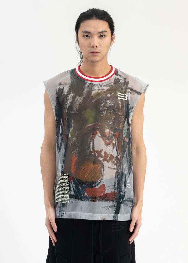 Namesake Iverson Chauncey Grid Mesh Tank - Multicolor | Garmentory