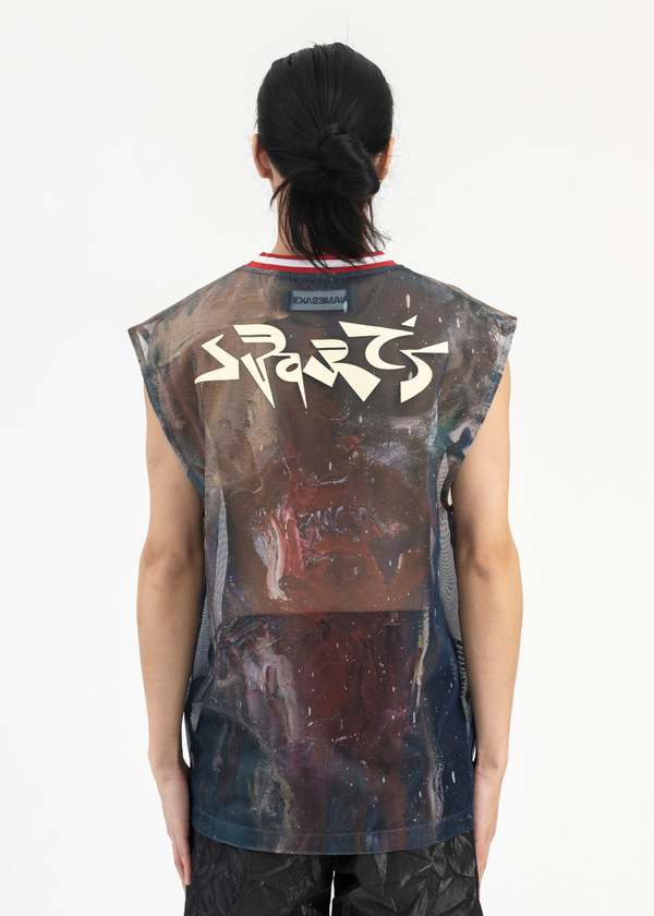 トップス NAMESAKE CHAUNCEY GRID MESH TANK Namesake Jordan Chauncey Grid Mesh Tank - Multicolor | Garmentory