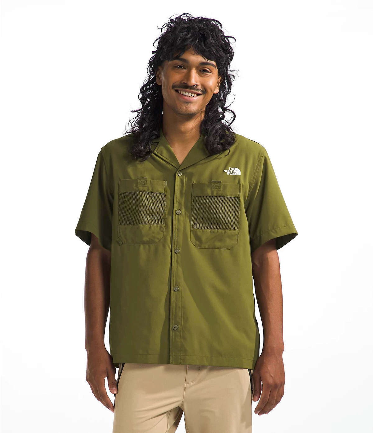 ★THE NORTH FACE★ Men's MEKA Short Sleeve Round TeeIVORY NT The North Face Dune Sky Short-Sleeve Crew Top for Men | Sage
