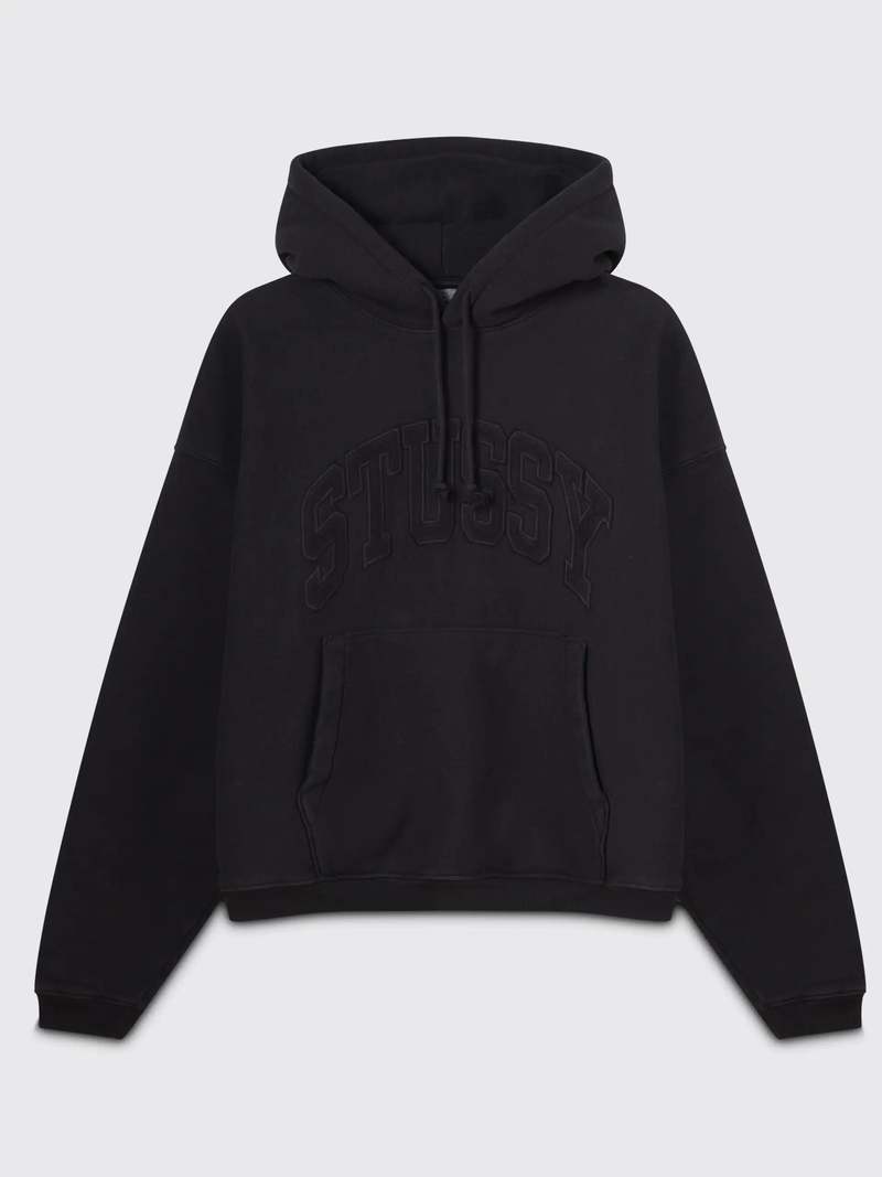 トップス stussy EMBROIDERED RELAXED HOODIE Buy Stussy Embroidered Relaxed Hoodie 'Purple' - 118538 PURP