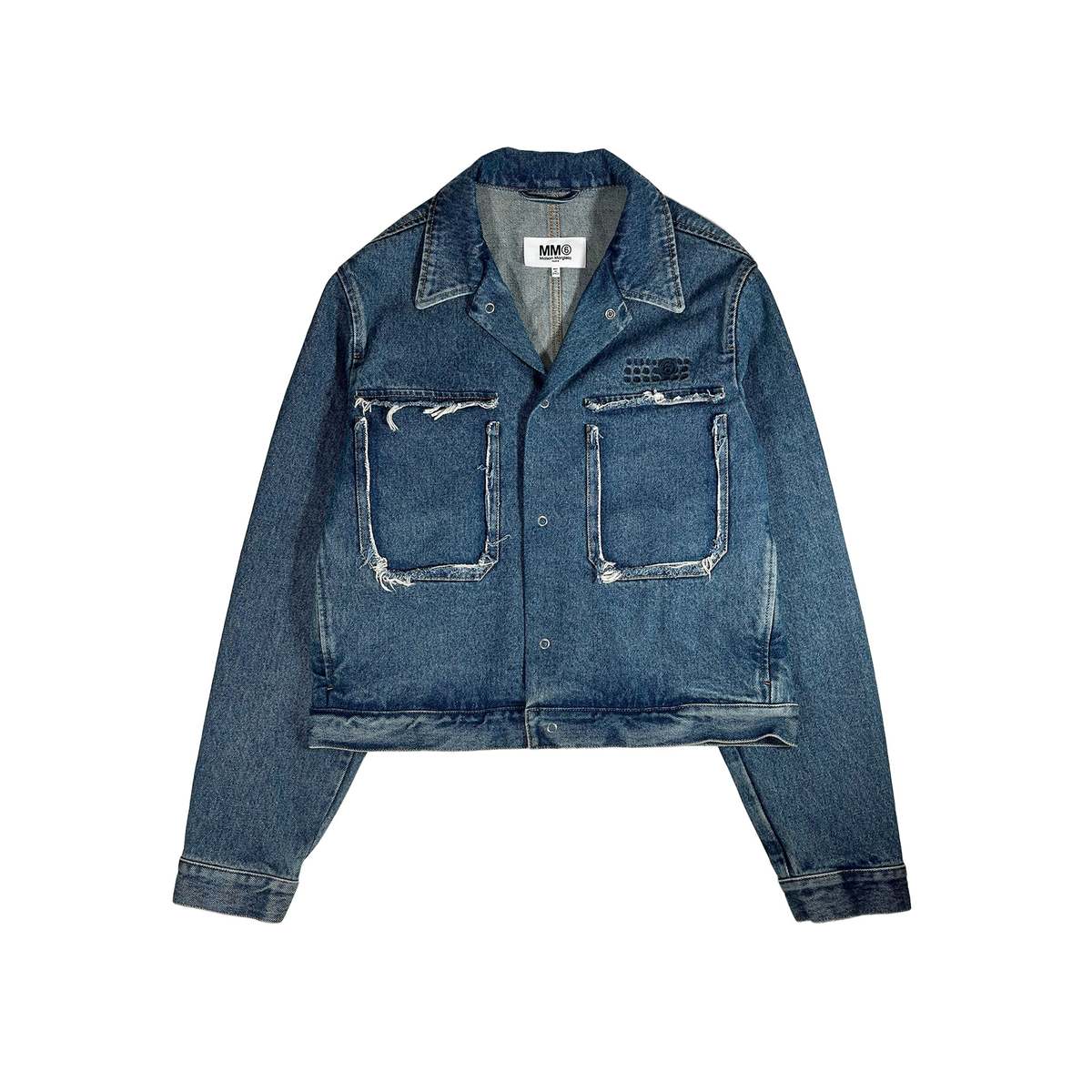 MM6 Maison Margiela Denim Sports Jacket - Blue Denim | Garmentory