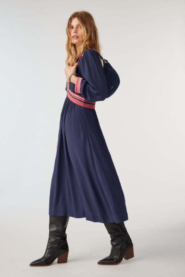 little black dress one direction Fred, Norwegian Toe Boot - Navy Horserump main image 1