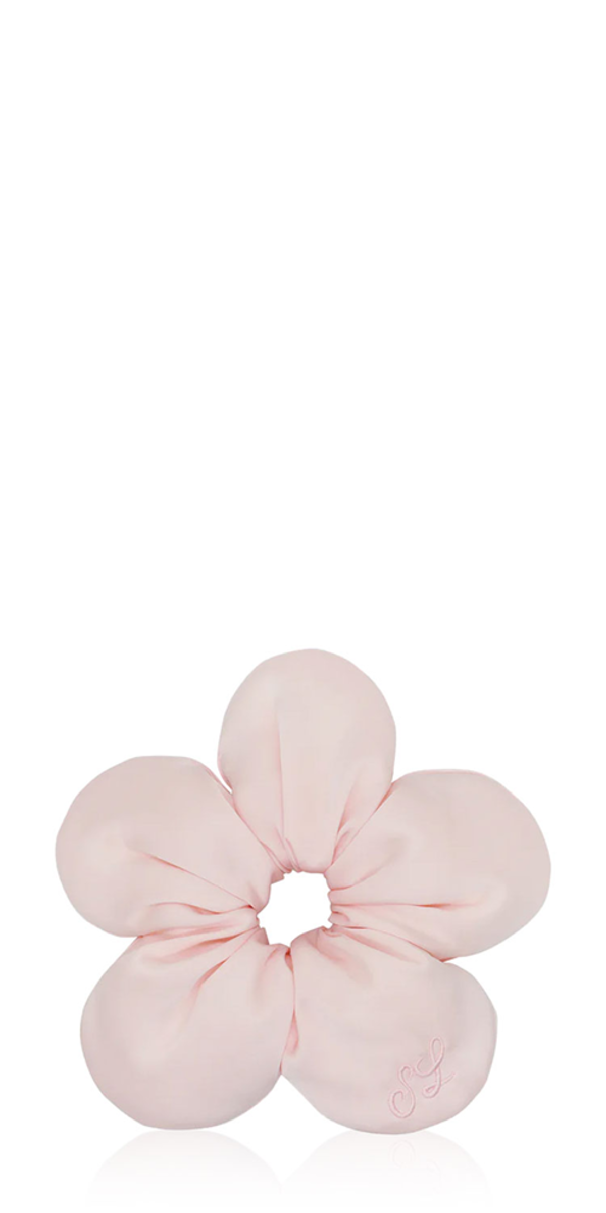 Brand new Sandy Liang flower power scrunchie Floral Hair Accessory Sandy Liang Flower Power 2.0 Scrunchie - Black | Garmentory main image 4