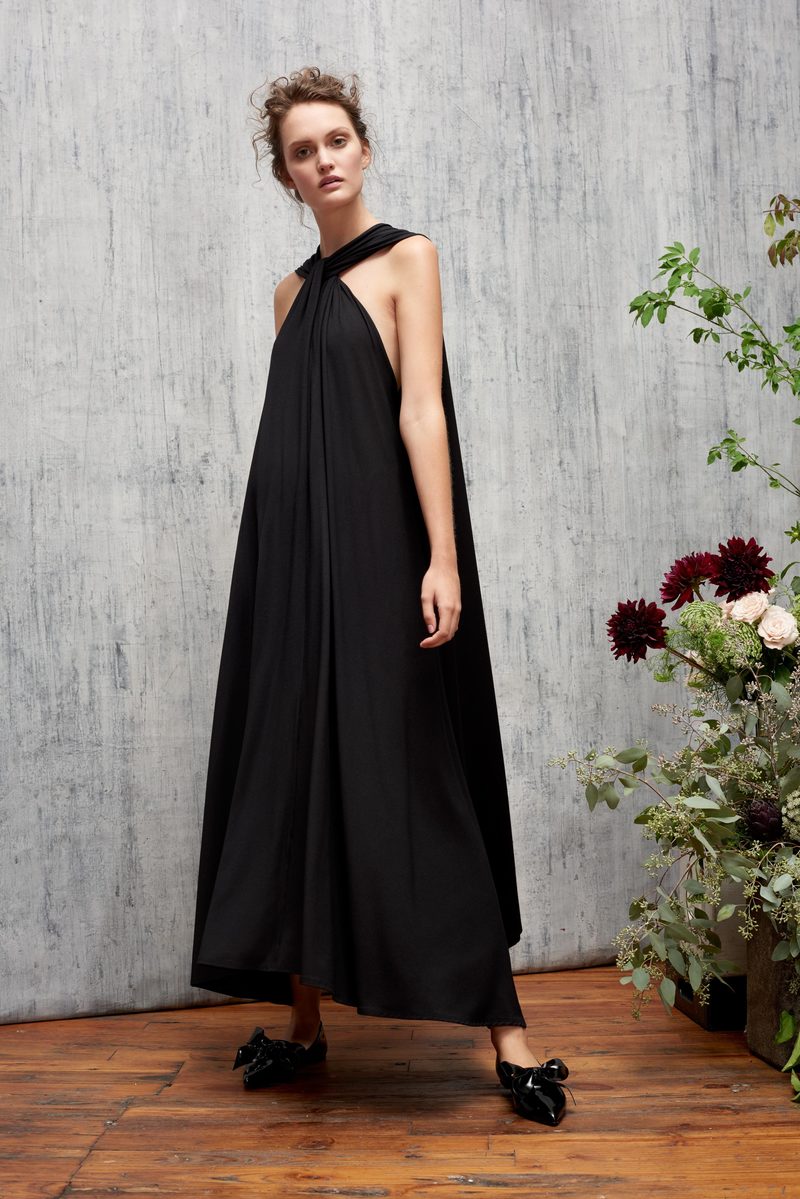 Audra Twisted Halter Dress | Garmentory