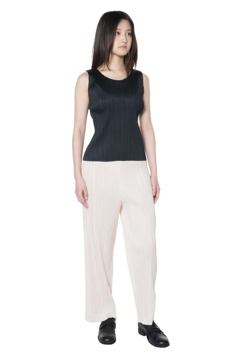 Pleats Please by Issey Miyake Basic Crew Neck Tank Top