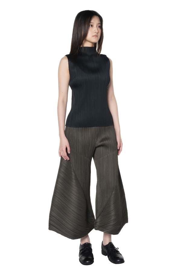 Pleats Please by Issey Miyake Basic High Neck Tank-Top