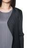 Pleats Please by Issey Miyake Basics Long Coa - Black - Thumbnail 5