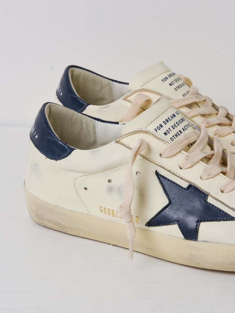 Golden Goose Sneakers - BEIGE/NIGHT BLUE | Garmentory