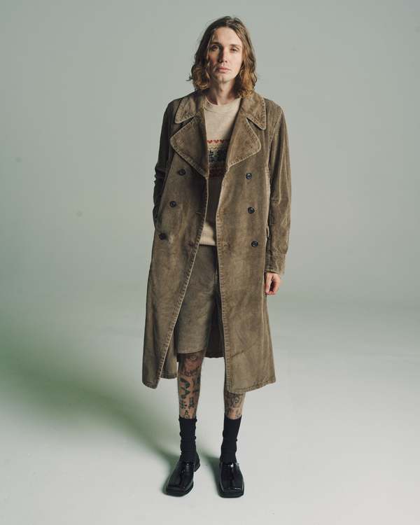 Our Legacy Enzyme Cord Biker Trench - Brown | Garmentory