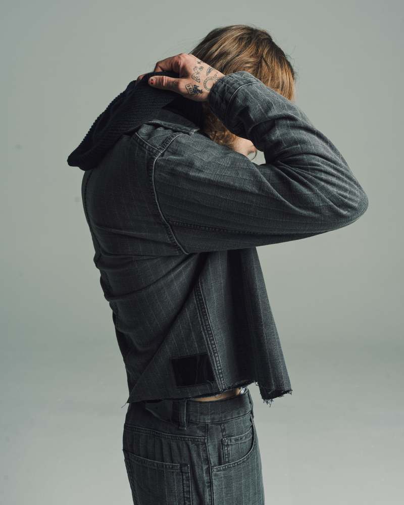 Our Legacy Cut Rebirth Jacket - Washed Grey | Garmentory