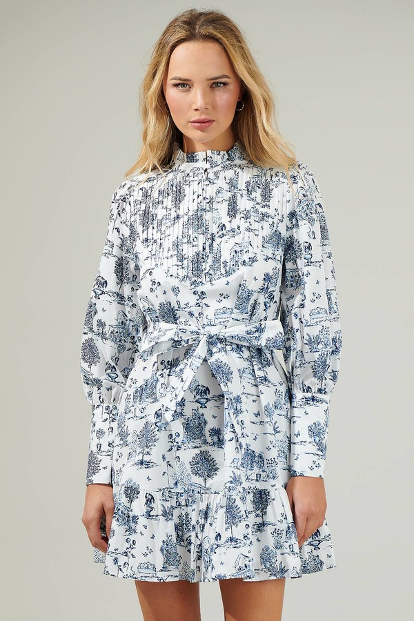 shein floral dress Sugarlips Blissy Tropical Trapeze Dress  Embrace Jewellery