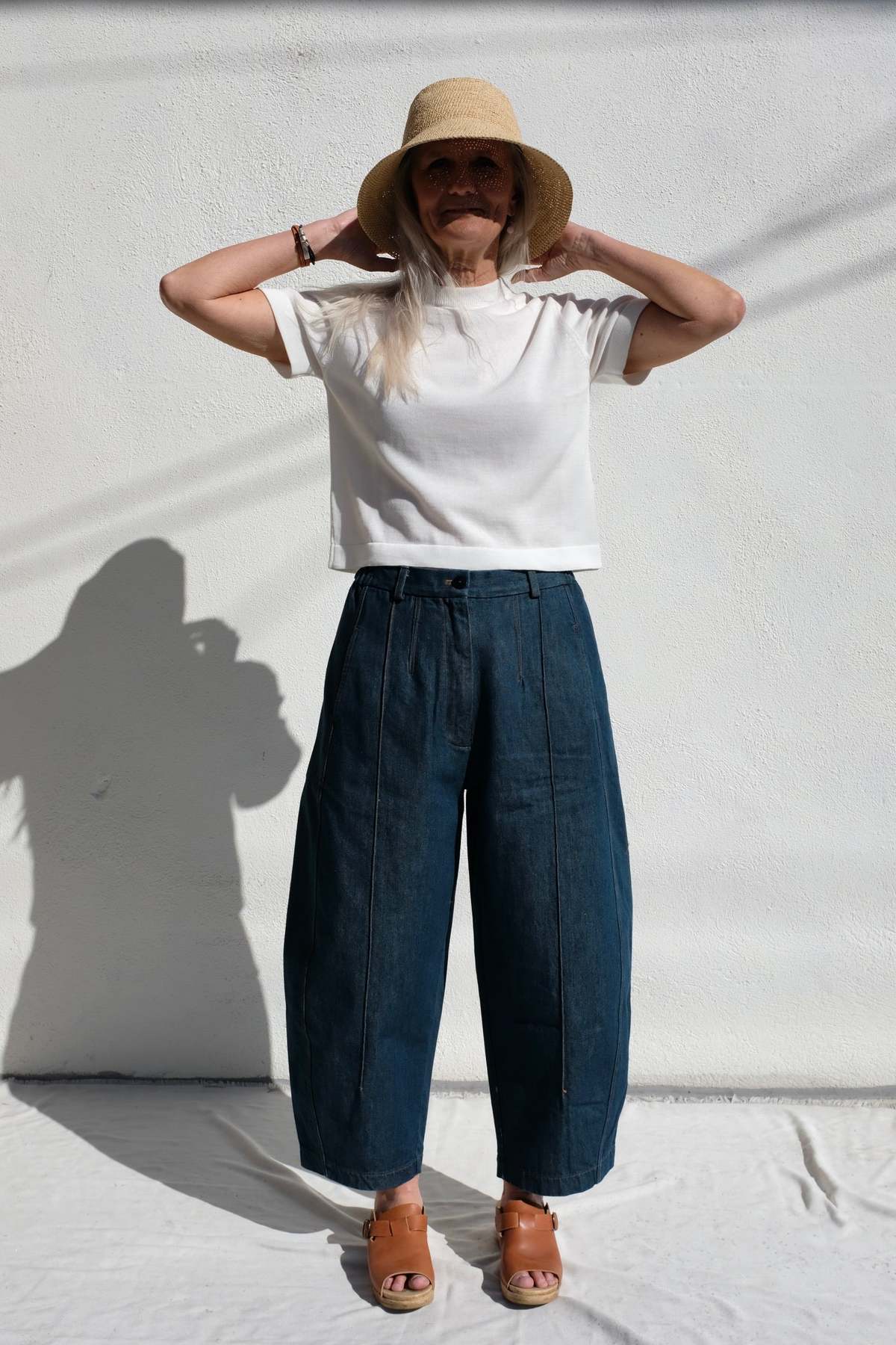 Cordera Frontal Seam Curved Denim | Garmentory