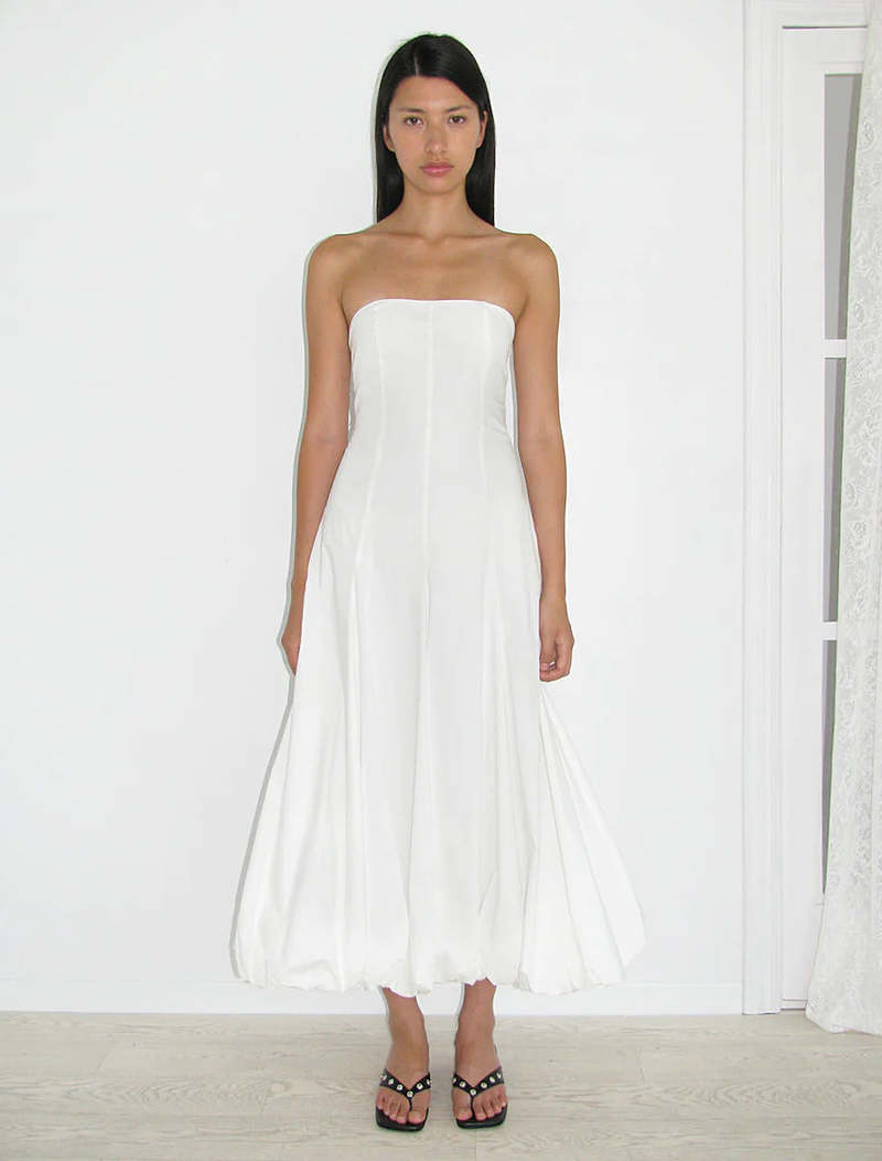 PALOMA WOOL｜DRESSES (Globo Dress (SO6802-001)) Paloma Wool Globo Dress - White | Garmentory