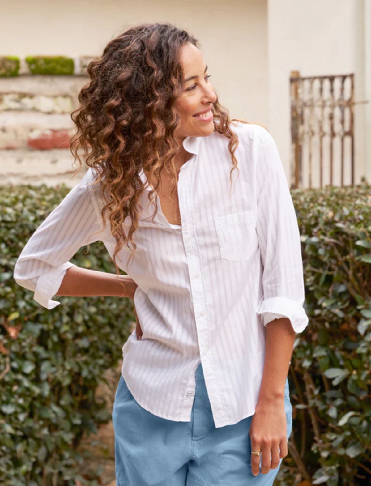 Barry-Sheer-Strip-Button-Up-