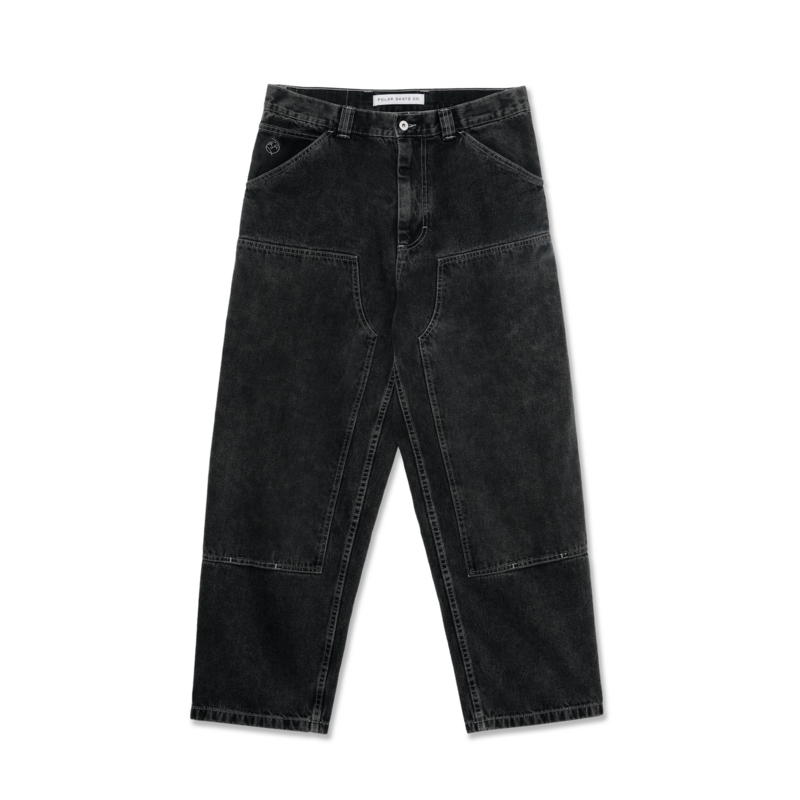 Polar Skate Co. Big Boy Work Pant - Silver Black | Garmentory