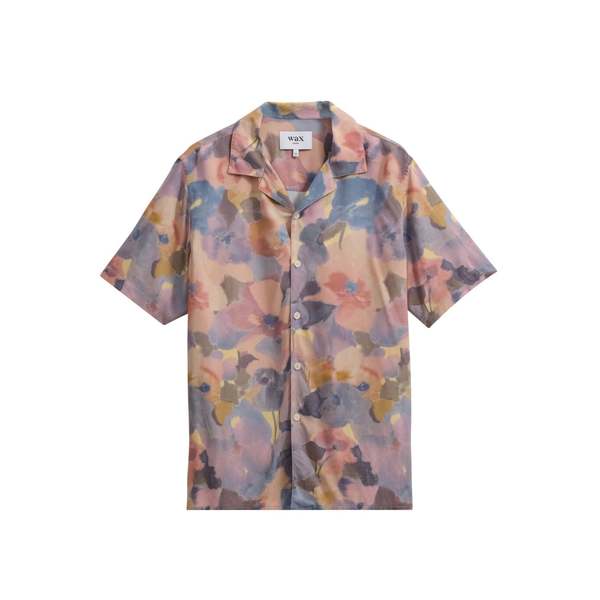 Wax London Didcot Short Sleeve Shirt - Botanic Wax London Didcot Short Sleeve Shirt - Botanic