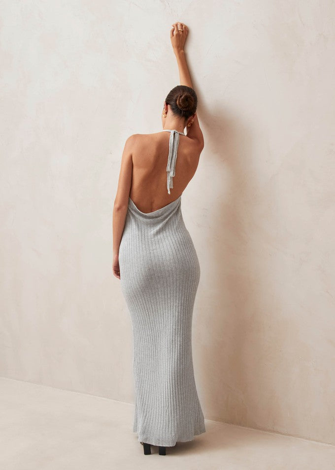 alohas knit dress Alohas Triza Maxi Sweater Dress In Lilac - 72% Off