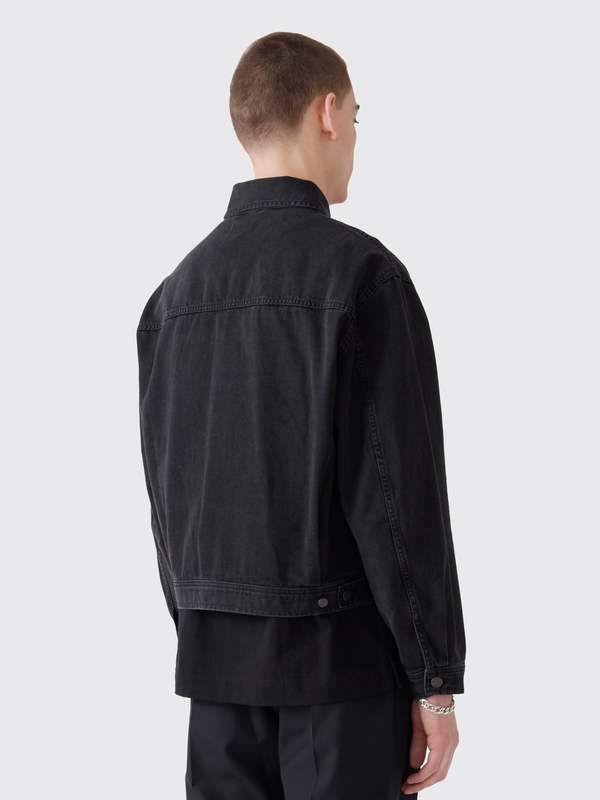 Lemaire 4 Pocket Blouson - Bleached Black | Garmentory
