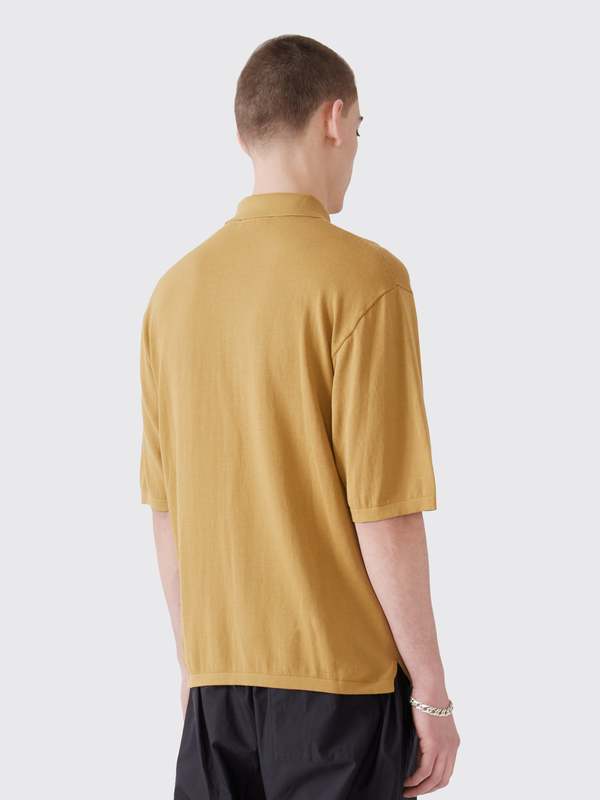 Lemaire Polo Shirt - Ochre Mustard | Garmentory