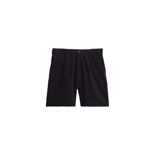 Wax London Linton Seersucker Pleat Short - Black