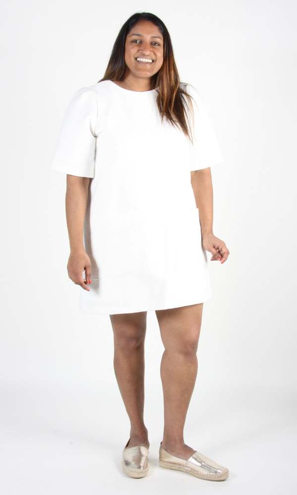 Birds of North America Bishop Dress - Ecru