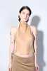 Priscavera  Low Halter Top - Caramel - Thumbnail 2
