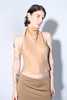 Priscavera  Low Halter Top - Caramel - Thumbnail 7