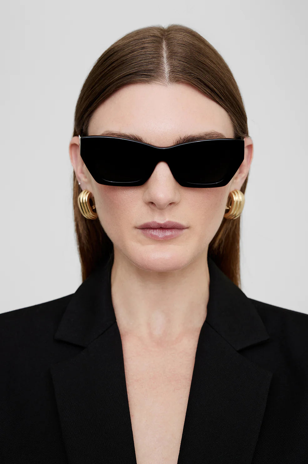 Anine Bing Sonoma Sunglasses - Black | Garmentory