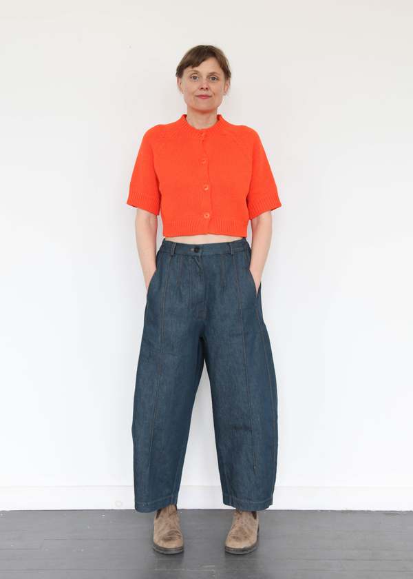 Cordera Cotton Buttoned Top - Mandarina | Garmentory