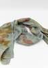 Blue Moon Silk / Merino Wool Eco-Printed Scarf - Multiple Colorways - Thumbnail 3