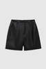 Anine Bing Carmen Short - Black Recycled Leather - Thumbnail 3